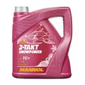 4 (1x4) Liter MANNOL 2-Takt Snowpower Mischöl f. Schneemobile API TC+, JASO FD