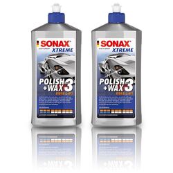 SONAX 2x 500ml XTREME POLISH & WAX 3 HYBRID NPT POLITUR WACHS LACK PFLEGE 056Erstausrüster-Qualität | Schneller Versand ab Lager