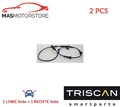 ABS SENSOR DREHZAHLFÜHLER PAAR HINTEN TRISCAN 8180 17405 2PCS A NEU