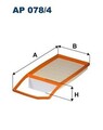 FILTRON LUFTFILTER FILTEREINSATZ passend für CITROËN NEMO FIAT 500L 500X DOBLO