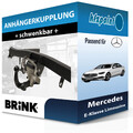 Für Mercedes E-Klasse Limousine 16-23 BRINK Anhängerkupplung schwenkbar neu