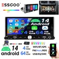 6.9" DAB Android14 4+64G Carplay Autoradio 1DIN GPS NAVI Wifi Bluetooth 2USB KAM