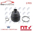 ACHSMANSCHETTE ANTRIEBSWELLE PAAR NTY NOP-026 2PCS V FÜR SUBARU IMPREZA