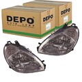 2x DEPO HALOGEN SCHEINWERFER SATZ passend für CITROËN XSARA LINKS+RECHTS