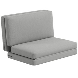 Bodensofa 3-in-1 Klappbar Schlafsofa mit Samtoptik für Schlafzimmer, Wohnzimmer