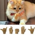Katzen streichel Nesselnde Katzen finger handschuhe Kleines Fingers pielzeug