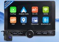 Doppel DIN 10,1" QLED Android 13 8+128GB Autoradio DAB+ Navi CarPlay WiFi 4G LTE