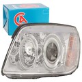 ALKAR H7/H1 PY21W W5W SCHEINWERFER MIT ELEKTROMOTOR CHROM RECHTS PASSEND FÜR