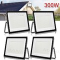 4X 300W LED Fluter Außen Strahler Flutlicht Scheinwerfer Garten Lampe Kaltweiß