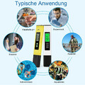 Digital PH & TDS EC Meter Wasserqualität Tester Trinkwasser Leitwertmessgerät DE