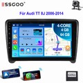 4+64G Autoradio Kamera Carplay GPS NAV RDS USB Für Audi TT 8J 2006-14 Android 13