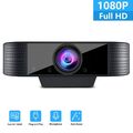 Webcam mit Mikrofon und Stativ, USB 2.0 Full HD 1080p 30fps Webkamera für Laptop