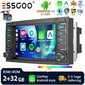 2+32G Carplay Android 14 Autoradio Für VW T5 Transporter Touareg GPS NAVI RDS BT