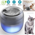 2.5L Trinkbrunnen Haustier Automatisch Wasserspender für Katzen Hunde mit led ﻿