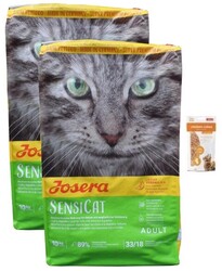 2x10kg Josera SensiCat Katzenfutter + 85g Frischebeutel