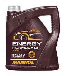 MANNOL 7701 Energy Formula OP 5W-30 4L Motoröl für RENAULT SAAB SEAT SKODA SMART
