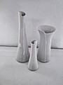 3 Arzberg Vasen  Porzellan weiß - 13, 17 und 23,5 cm
