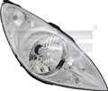 Scheinwerferleuchte links H4 20-12176-05-2 TYC für HYUNDAI i20 I