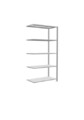 Anbauregal, Fachbodenregal Stecksystem MULTIplus150, 2000 x 1000 x 500 mm