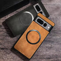 Magsafe Hülle für Google Pixel 8 7 6 Pro 8A 7A 6A Magnetische Case Leder Taschen