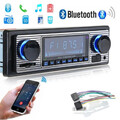 DE Retro Autoradio Bluetooth Freisprecheinrichtung USB FM AUX MP3 1 DIN Oldtimer
