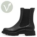 Tamaris Chelsea Boot 1-25465-43 001 black schwarz Stiefelette Vegan mit Touch-it
