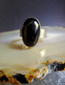 Ring Silber 925 Onyx imposant klassisch ausdrucksstark 16,5 mm vintage 6,5g
