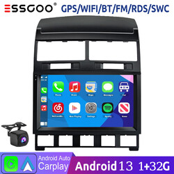 Android 13 Carplay 9" Autoradio 32G Für VW Touareg 2003-2010 KAM GPS Nav FM WIFI