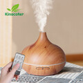 Hochwertiger 500-Ml-Aromatherapie-Diffusor Für Ätherische Öle, Holzmaserung.