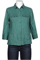 Peter Hahn Bluse Damen Oberteil Hemd Hemdbluse Gr. EU 38 Leinen Grün #aexgd7a