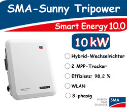 SMA Sunny Tripower 10 Hybrid Wechselrichter STP10.0-3SE-40 SmartEnergy 10kW WLAN