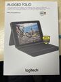 Logitech robuste Folio Tastaturhülle für Apple iPad 10,2" 7/8. Gen (Neu)
