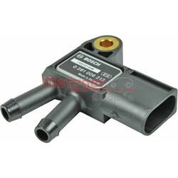 Sensor, Abgasdruck METZGER 0906190 ORIGINAL ERSATZTEIL GREENPARTS für