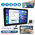 9" 2 DIN 4+64G Carplay Autoradio Android 13 GPS Nav Bluetooth FM WIFI +Kam MIK