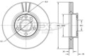 2x TOMEX Brakes Bremsscheibe TX 71-33 für FORD SEAT VW