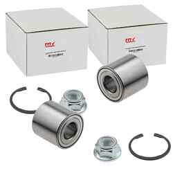 2X NTY RADLAGER-SATZ HINTEN PASSEND FÜR NISSAN MICRA NOTE LINKS+RECHTS |