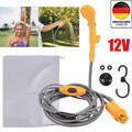 Campingdusche mit Tauchpumpe Handbrause 12V für Camping Garten Reisen Autowäsche