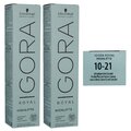 Schwarzkopf Igora Royal Highlifts 2 x 60 ml 10-21 ultrablond ashcendre Set