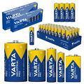 Varta Industrial Pro Alkali Batterien Micro AAA Mignon AA C D 9V-Block [Auswahl]