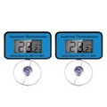 1X(LCD-Digital-Aquariumthermometer mit Saugnapf, Elektronisches Wassertherm4511