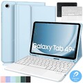 Für Samsung Galaxy Tab A9+ A8 A7 S9 FE S8 S7 Hülle mit Bluetooth Tastatur Maus