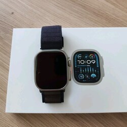 Apple Watch Ultra 2 49mm Titangehäuse mit Alpine Loop - Indigo