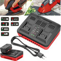 Doppelladegerät für Einhell 18V Akku PXC Ladegerät Power X-Change Akkuladegrät 