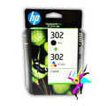 ORIGINAL HP 302 SET DRUCKERPATRONEN - X4D37AE - DESKJET OFFICEJET - MHD2027
