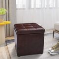 40x40x40cm Sitzhocker Sitzbank Sitzwürfel Aufbewahrungsbox mit Stauraum Farbwahl