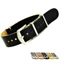 Nato strap, Leder Armband Uhrenarmbänder fits Omega Band 18/20/22/24 mm Vintage