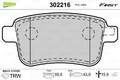 VALEO 302216 Bremsbeläge Satz Hinten passend für MERCEDES-BENZ CITAN Mixto (415)
