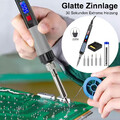Lötkolben Set 80W Lötstation Einstellbarer Temperatur Lötset Soldering Iron
