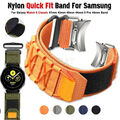 Nylon Sport Ersatz Armband Für Samsung Galaxy Watch 6 Classic 5 Pro 5 6 40-47mm