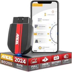 🔥2025 ANCEL BD200 OBD2 KFZ Diagnosegerät Profi Batterietester Motor prüfen DHL